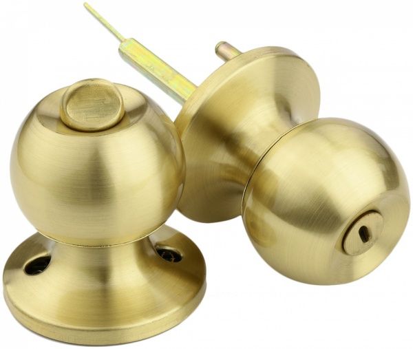 Кнобсет Latuna Куля WC матова латунь