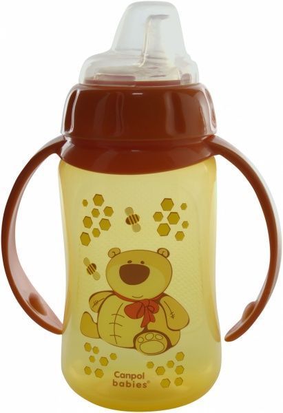 Поїльник Canpol Babies з м’яким носиком і ручками 400 мл 56/512