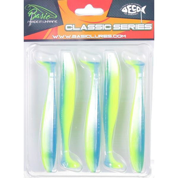 Приманка рыболовная Basic Lures White Bait 4,0 100 мм 5 шт. 963 силиконовая