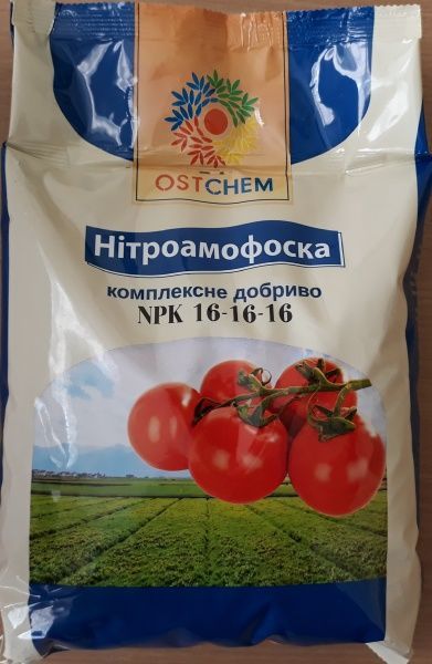 Добриво мінеральне Ostchem Нітроамофоска 16-16-16 3 кг