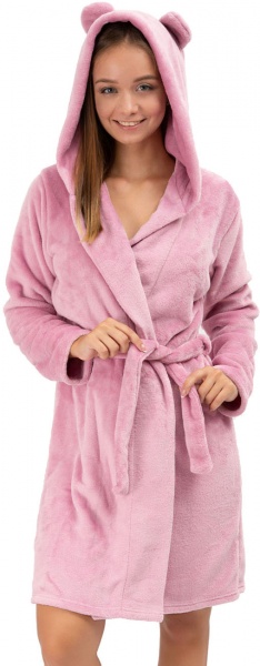 Халат женский Roksana 859/90076 р. XL темно-розовый 