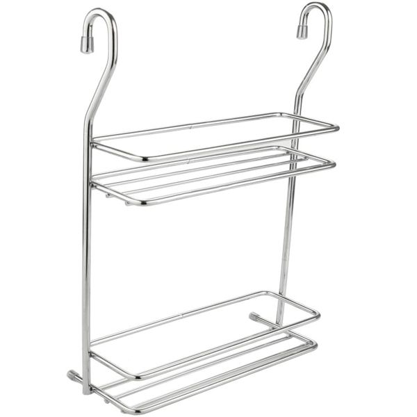 Полка двойная маленькая  212x83x305 мм хром