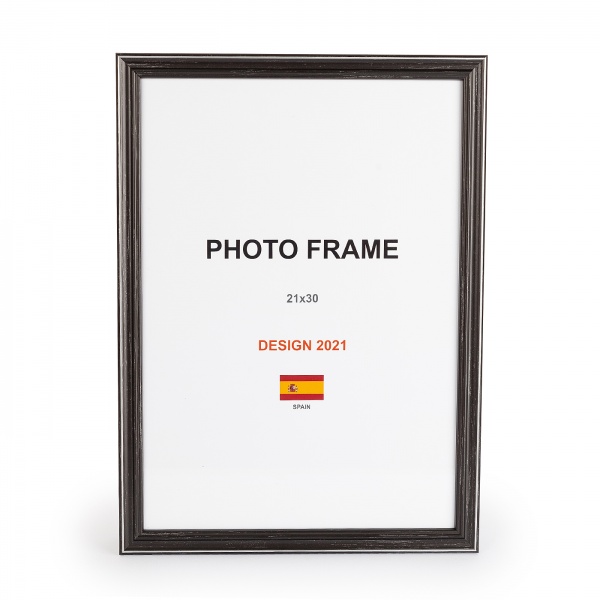 Рамка для фото 1 фото 21х30 см графіт темний 