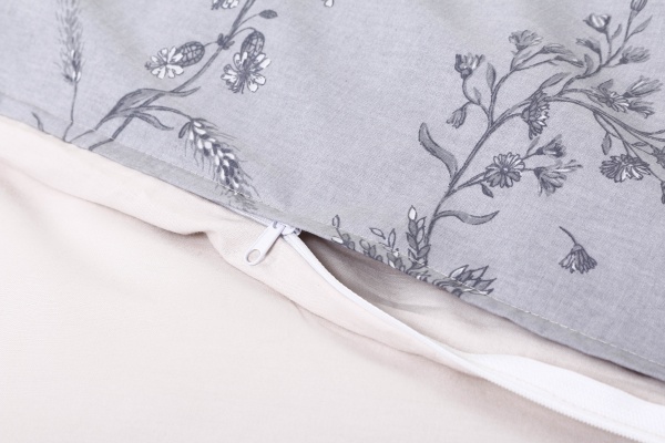 Підковдра Meadow taupe 1,5 160x220 см сірий Luna 