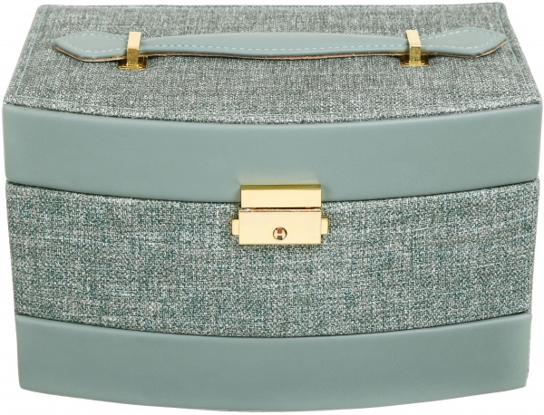 Шкатулка для украшений зеленый 22,5х16х13 см CX1645 Delux