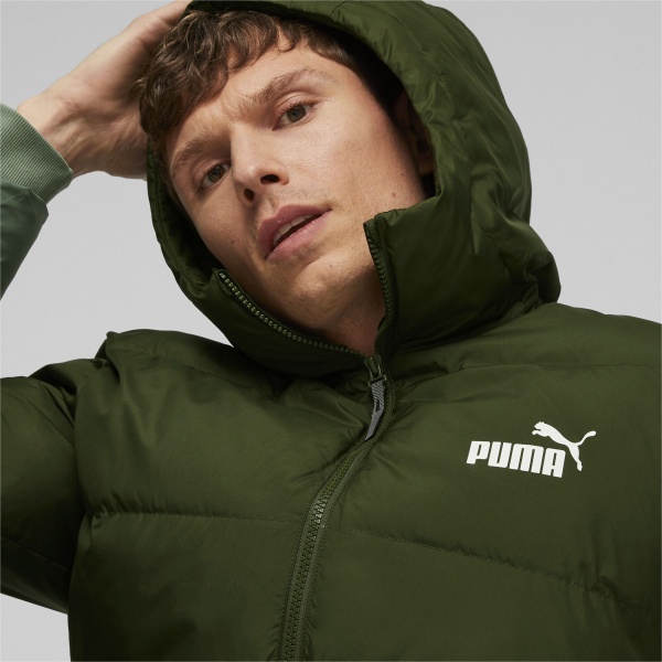 Пуховик Puma PUMA POWER HOODED JACKET 67538931 р.M зелений