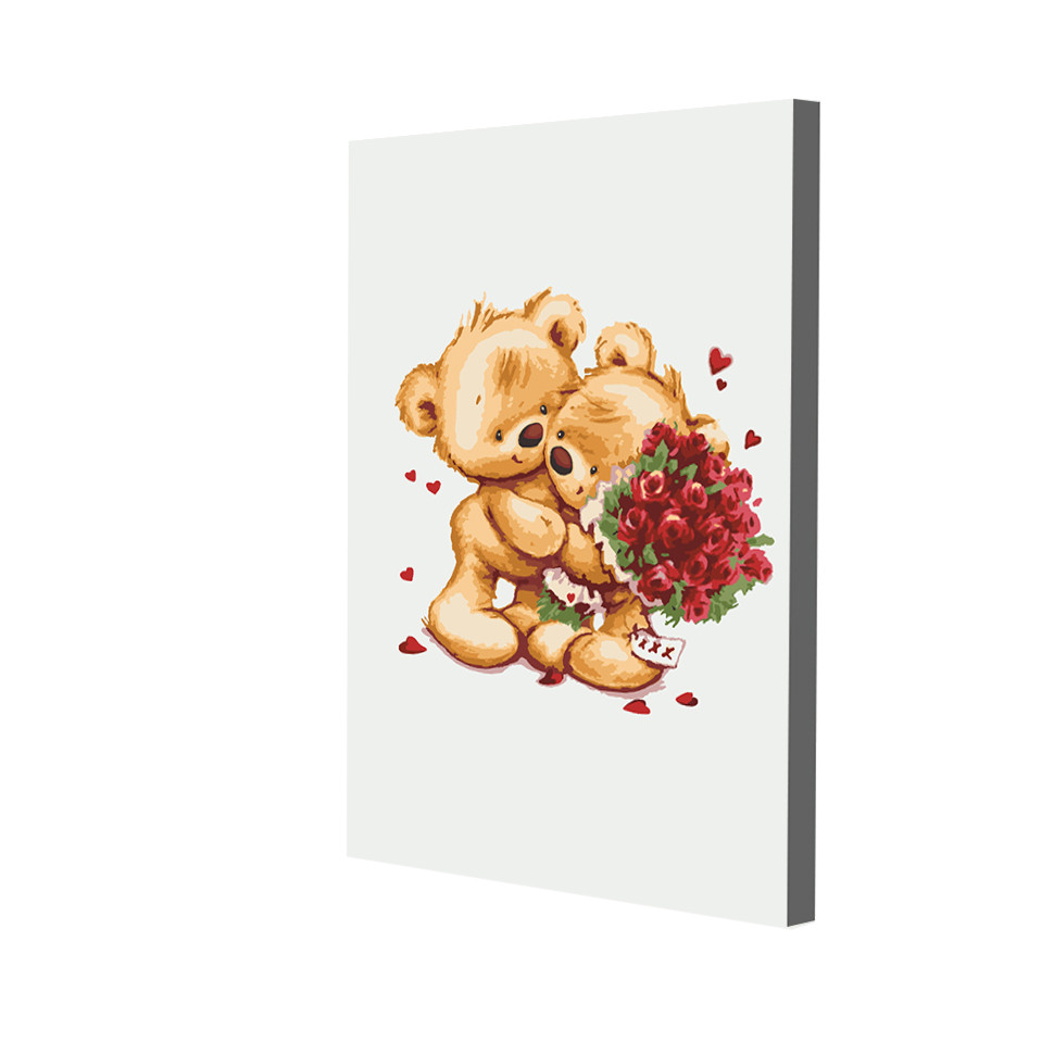 Набор для росписи по номерам Riviera Blanca Love Love Love 25х25 см RB-1035