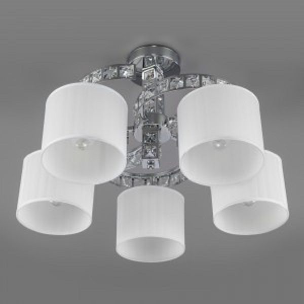 Люстра стельова Strotskis Salina 5x40 Вт E14 хром 60104/5 