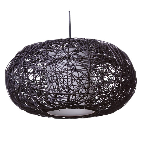 Підвіс Accento lighting ротанговий 1xE27 коричневий ALCh-P-C1011-D 