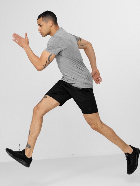 Футболка 4F FUNCTIONAL T-SHIRT TSMF352 H4Z22-TSMF352-27M р.S сірий меланж