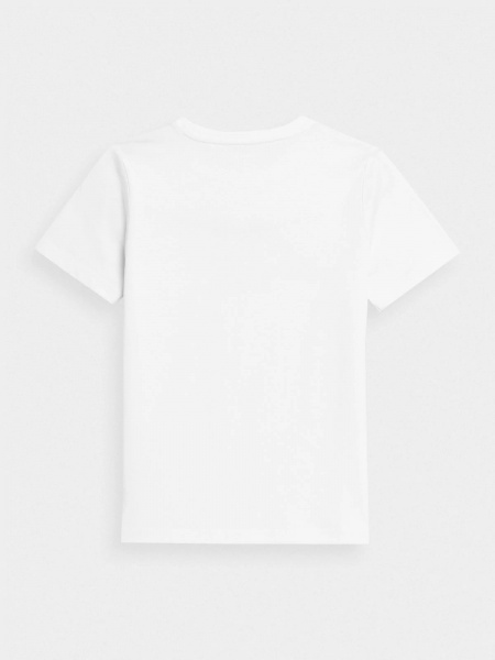 Футболка 4F TSHIRT M641 4FJMM00TTSHM641-10S р.158 білий