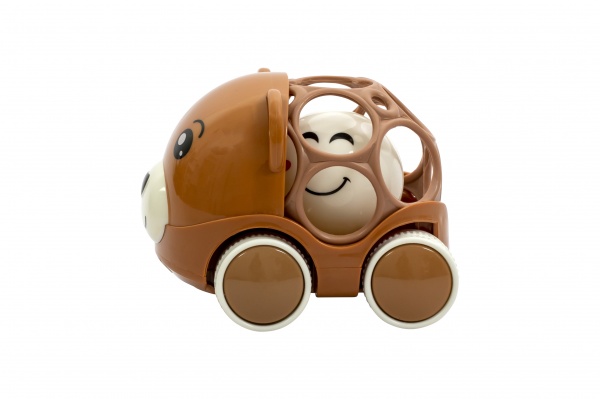 Іграшка-брязкальце Baby Team Машинка-ведмедик 8414