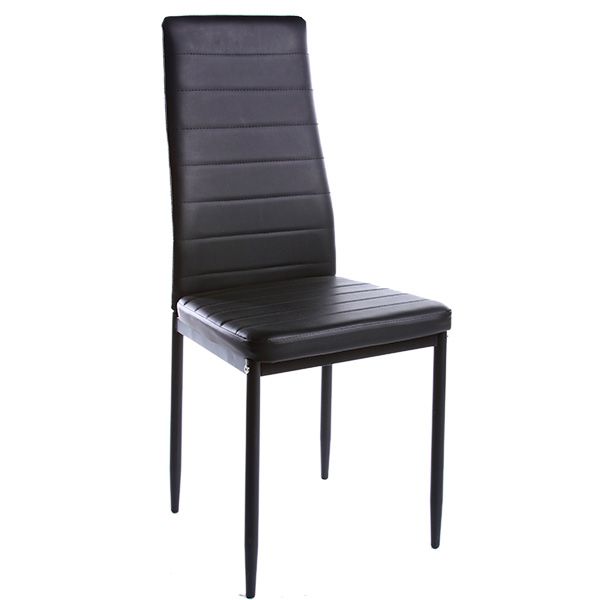 Стул обеденный City черный/черный