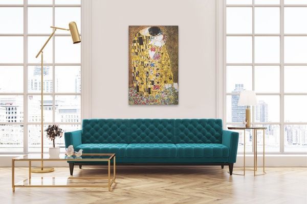 Репродукция KLIMT KISS, 58-7 50x80 см 