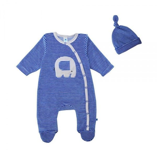 Комбинезон детский Minikin с шапочкой р.62 синий 1817004 