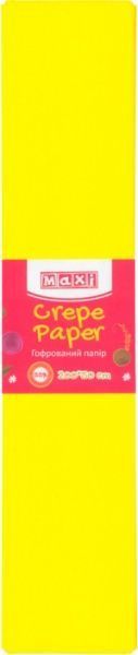 Папір гофрований 55% 50x200 см жовтий MX61615-05 Maxi