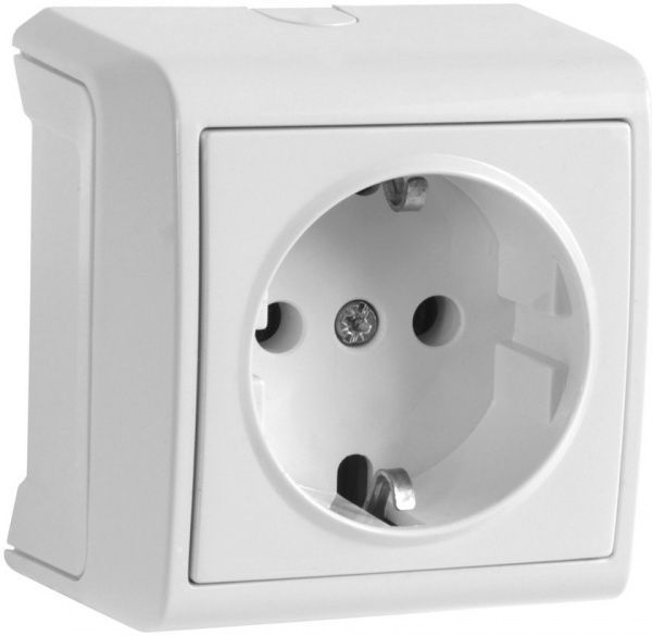 Розетка із заземленням Viko Vera без шторок білий
