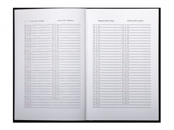 Щоденник датований Pretty блакитний лінія Buromax Bravo A5 2021 BM.2184-14