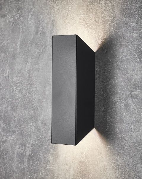 Светильник настенный Iterna BRICK GU10 графит/черный 