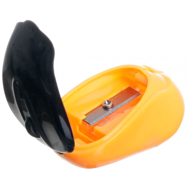 Чинка пластикова прямокутна помаранчева Nota Bene