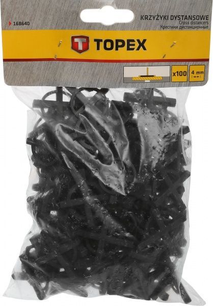 Крестики дистанционные Topex 4 мм 16B640