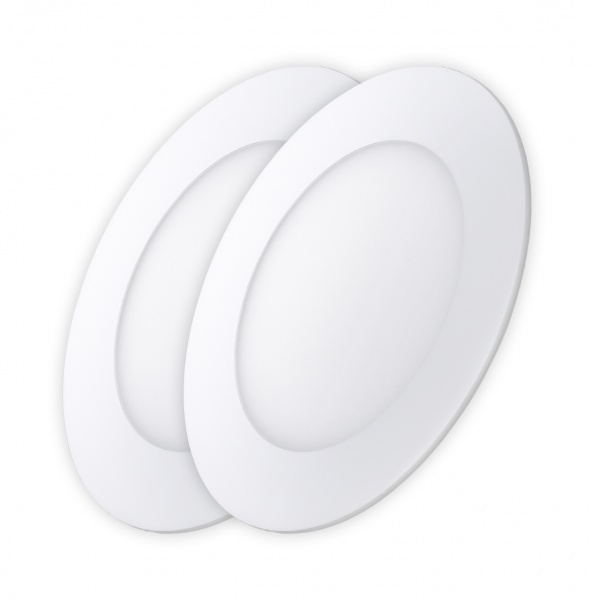 Світильник світлодіодний LUNA HOME DL12 R Ø142 мм 2 шт. 12 Вт білий 5000 К 