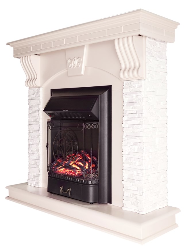 Камінокомплект ASTRA FLAME Міранда + INVER BLACK