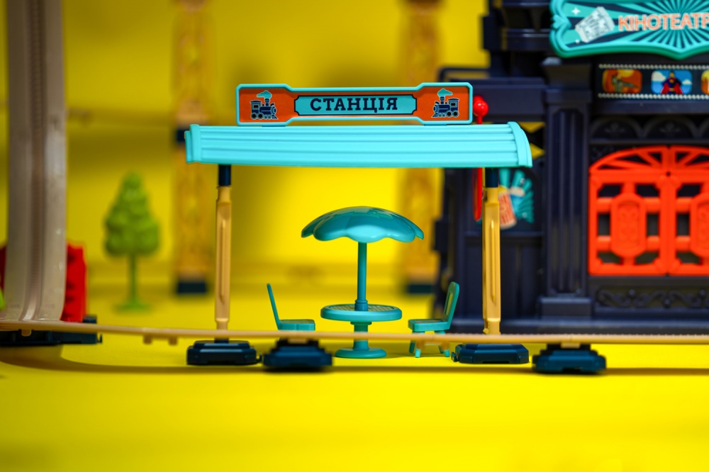 Железная дорога трюковая OTAMANKO Храбрый паровозик 532.02.32