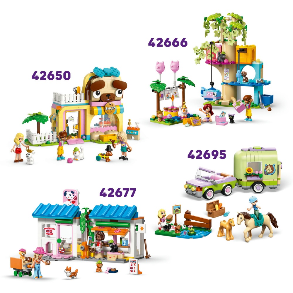 Конструктор LEGO Friends Фургон с аксессуарами для питомцев 42678