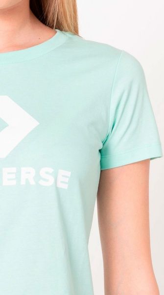 Футболка Converse STAR CHEVRON TEE 10018569-316 S бирюзовый