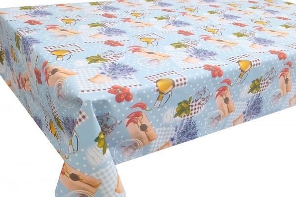 Скатерть Дары лета 140x110 см разноцветный 