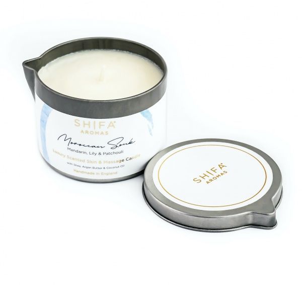Свічка масажна Shifa Aromas масажна Марокканський базар 180 г 