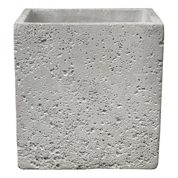 Кашпо керамічне Soendgen Latina Concrete квадратний 24 л світло-сірий 