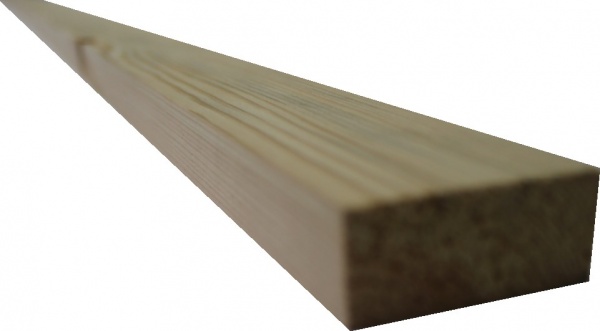 Брус Еталон-ліс цельные конструкция 25х50х3000 мм сосна