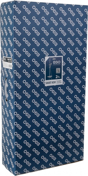 Душевая система EGO Smart new со смесителем для ванны и полкой для гигиенических средств