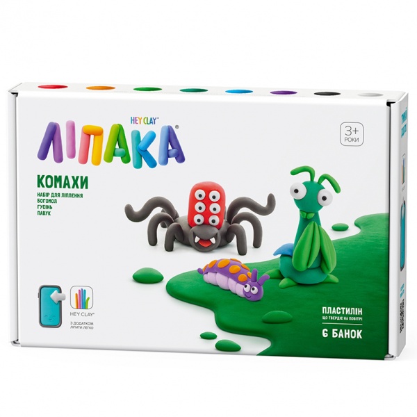 Набор для творчества Lipaka Насекомые: Паук, богомол, гусеница 60029-UA01