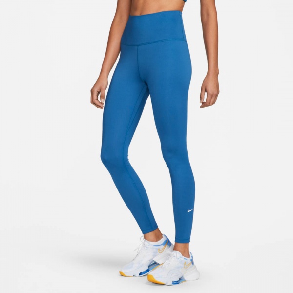 Лосины Nike W NK ONE DF HR TGHT DM7278-457 р.L голубой