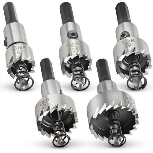 Набір коронок по металу S&R Meister HSS M35 Co5% (у зборі) 109350005