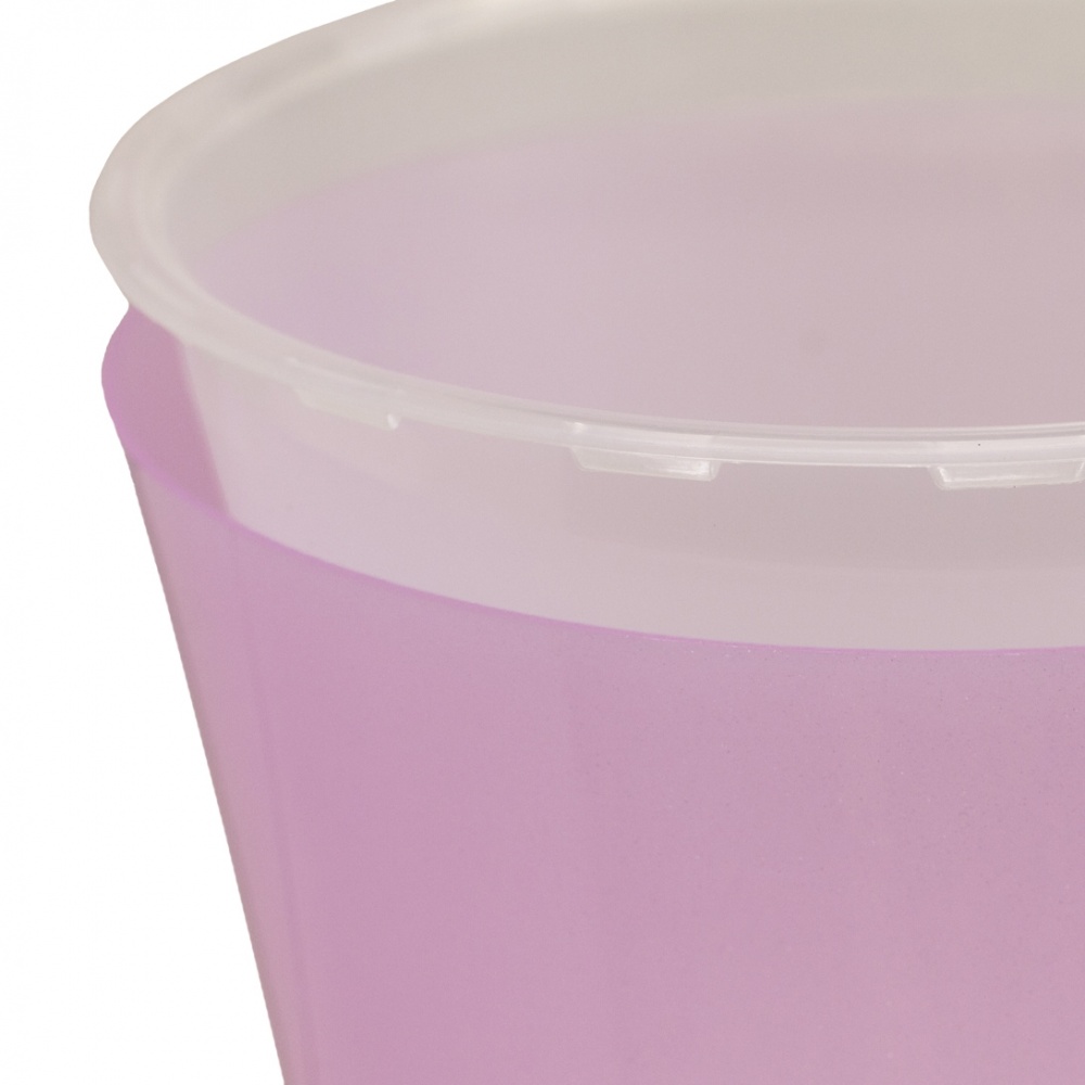 Вазон пластик Arte-Dea круглий прозорий 2 л Santino (2017062)