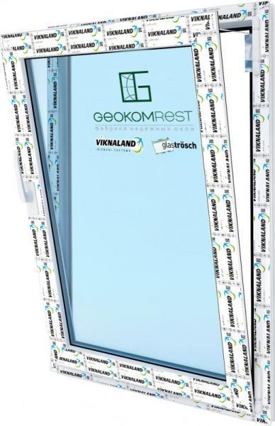 Окно поворотно-откидное VIKNALAND В 58 800x1200 мм правое 