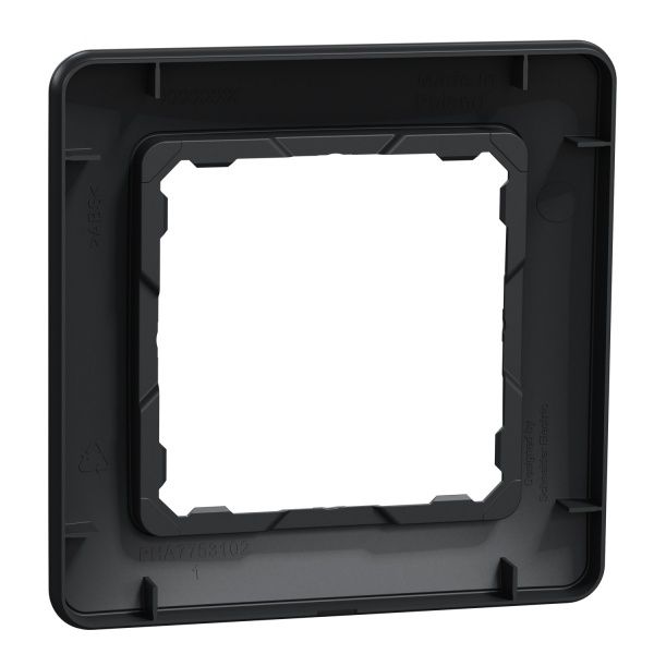 Рамка одномісна Schneider Electric Sedna Design універсальна чорний SDD314801