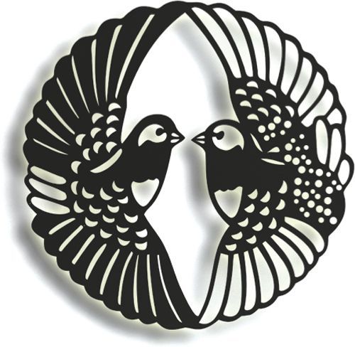 Панно Голуби PN046 46x46 см 