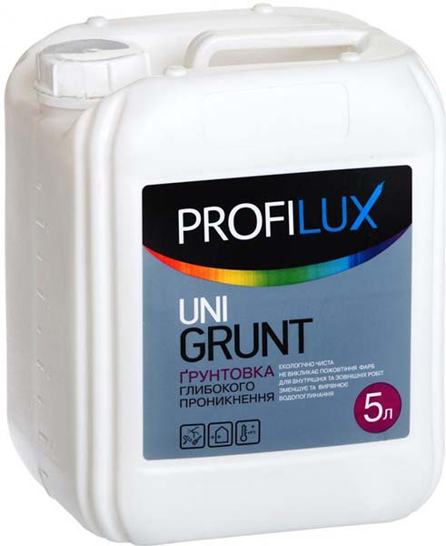 Ґрунтовка глибокопроникна PROFILUX Uni Grunt Profilux 5 л
