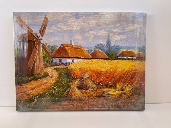Репродукція Українське село. Млин 60x80 см Арт Фемелі 
