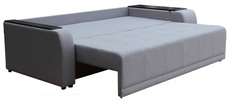 Диван прямой Берегиня Батлер правый серый графит 2430x1100x910 мм