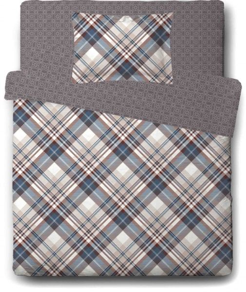 Комплект постільної білизни Brown 1,5 різнокольоровий Ibodo 