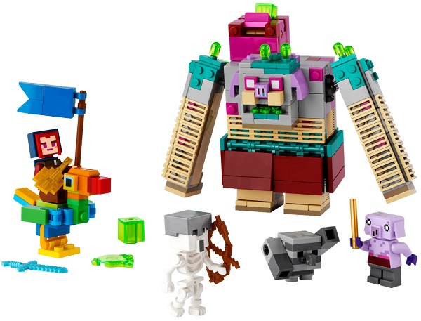 Конструктор LEGO Minecraft Драка с пожирателем 21257