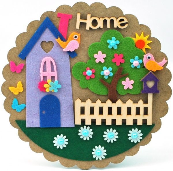 Набір для творчості Аплікація із фетру Home Аплі-Краплі 