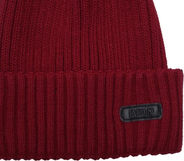 Комплект шапка + снуд унісекс Pompona р.52-54 бордовий 20 Z P 110 k 