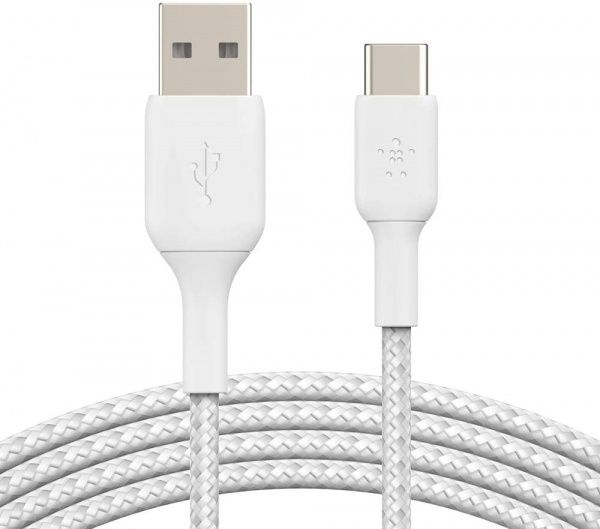 Кабель Belkin USB Type-C – USB 2 м білий (CAB002bt2MWH) 